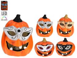 Сувенир Halloween Тыква в маске LED 9cm