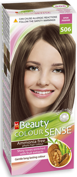 Краска для волос, SOLVEX MM Beauty Sense, 125 мл., S06 - Лесной орех