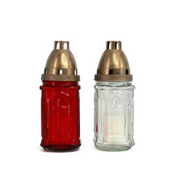 Свеча стеклянная 21см x 60гр