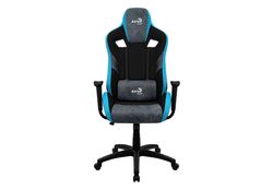 Gaming Chair AeroCool COUNT Steel Blue, User max load up to 150kg / height 165-180cm