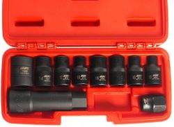 cumpără Set de tubulare, bite, duze JTC JTC-4918S набор головок специальных RIBE и 5-ти гранных 1/2", 10 предм. în Chișinău 