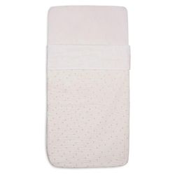 купить Детское постельное белье Jollein 008-524-68016 Cearsaf pentru patut Slub Ivory, 120x150cm в Кишинёве 