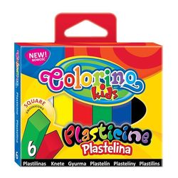 Plastilină Pătrat Colorino 6 culori