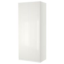 купить Шкаф Ikea Pax/Fardal/Komplement 100x60x236 White/White Gloss в Кишинёве 