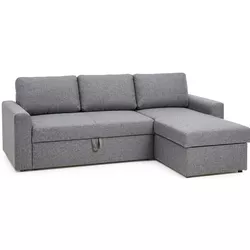 купить Диван Embawood Scandic, Ткань, Серебряный, Neve 85 в Кишинёве 