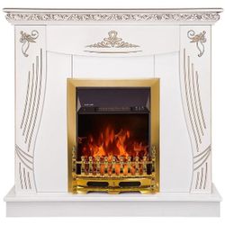 купить Камин электрический ArtFlame Napoli nut & Gala gold в Кишинёве 