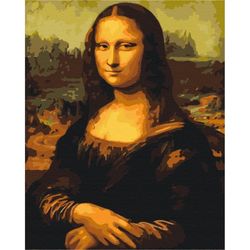 купить Картина по номерам BrushMe BS241 Mona Lisa в Кишинёве 