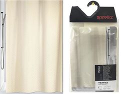 Perdea pentru dus 180X200cm Ricco bej, poliester