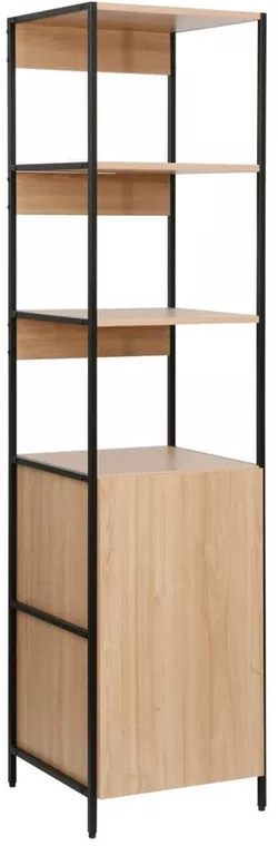 cumpără Raft de birou Deco Lanta M 43x41x176H Oak/Black în Chișinău 