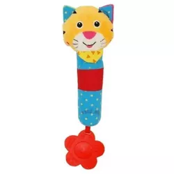 купить Погремушка Baby Mix EF-TE-8377B-26T Тигр плюшевый музыкальный в Кишинёве 