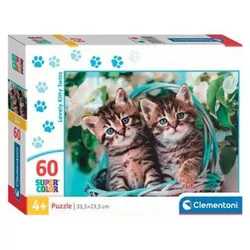 купить Пазл Clementoni Puzzle 60 Noli Lovely Kitty Twins (26599) в Кишинёве 