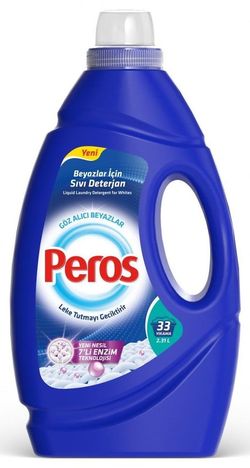 Жидкий стиральный порошок PEROS 2.31л White & Bright
