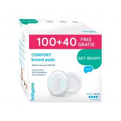 Прокладки лактационные Comfort  белые 100+40 шт