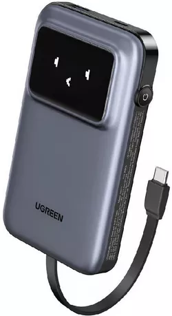 cumpără Acumulator extern USB (Powerbank) Ugreen 35603B Uno Series 10000mAh, Space Gray în Chișinău 
