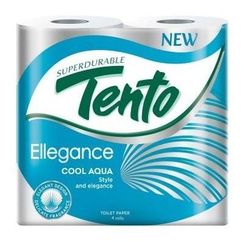 Туалетная бумага TENTO 3 слоя 18м*4 Cool Aqua