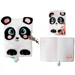 купить Блокнот Promstore Блокнот формата A5 с замком, 96 листов, «Моя маленькая счастливая панда», с дополнительной обложкой в Кишинёве 