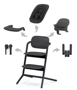 купить Стульчик для кормления Cybex 521003207 Lemo Stunning Black 4in1 в Кишинёве 