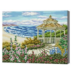 Алмазная мозаика 40x50 см Красивый вид на море