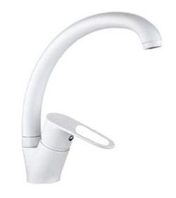 cumpără Bateria bucătărie Sandy 49193 Nobilis pipa F alb mat în Chișinău 