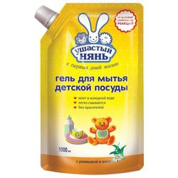 купить Средство для мытья посуды Ушастый нянь 06549 Gel 1000 ml cu romanita в Кишинёве 