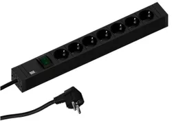 купить Фильтр электрический BACHMANN 420.0014 CONNECT LINE 7xCEE7 1x2m в Кишинёве 