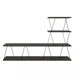 cumpără Comodă TV Trendy Ilgaz, Antracit 150x93x30cm în Chișinău 