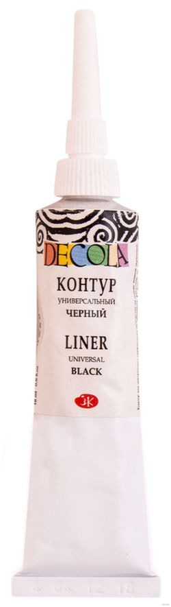 Contur universal DECOLA col. negru 18 ml