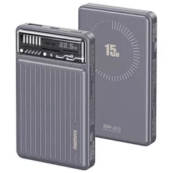 cumpără Acumulator extern USB (Powerbank) Remax RPP-615 10KmAh Wireless 20W+22,5W Gray în Chișinău 