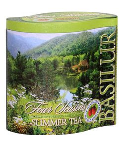 Ceai verde  Basilur Four Seasons  SUMMER TEA, cutie metalică,  100g