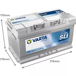 cumpără Acumulator auto Varta 80AH 740A(EN) клемы 0 (315x175x175) S4 010 (580406074K262) în Chișinău 