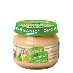 Heinz пюре органик яблоко и груша 5+мес. 80г