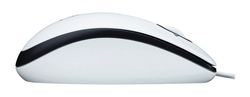 Mouse Logitech M100, Optical, 1000 dpi, 3 buttons, Ambidextrous, White, USB