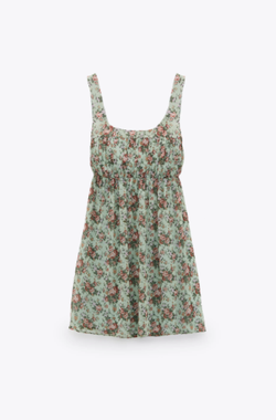 Платье ZARA Принт цветочек 7971/197/098