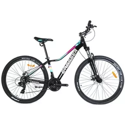 купить Велосипед Crosser X100 24-2130-21-13 Black/TURKUS в Кишинёве 