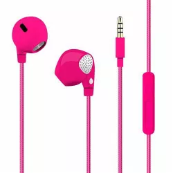 купить Наушники проводные Puro IPHF21PNK Twist Shock Pink в Кишинёве 