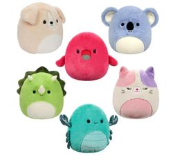 купить Мягкая игрушка Squishmallows SQJW1221FC Fuzz-A-Mallows Plush 30 cm, ast W21C в Кишинёве 