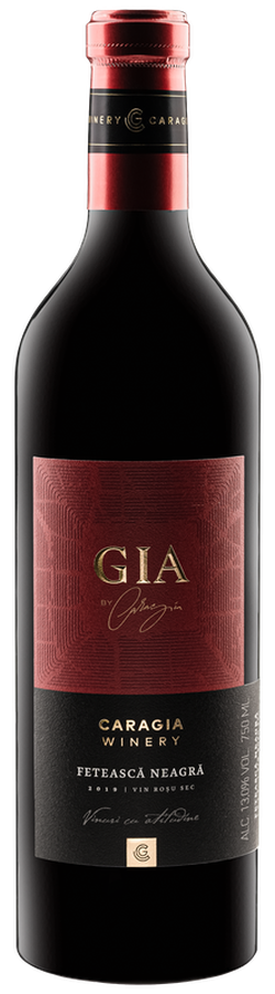 Вино Caragia Winery Фетяска Нягрэ, красное сухое, 2019, 0.75Л