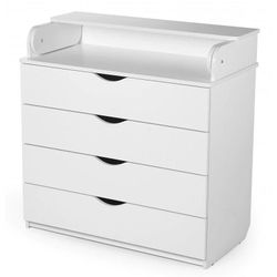купить Комод-пеленатор PernaMea HappyBaby Pro (4sert) 800x1030 DSP alb (118152-B) в Кишинёве 