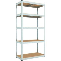 cumpără Raft de depozitare Nex Home Raft metalic Budget 1800x700x300mm, 5 nivele MDF, galvanizat în Chișinău 