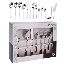 cumpără Tacămuri Promstore 47736 EH 60buc inox, in cutie în Chișinău 