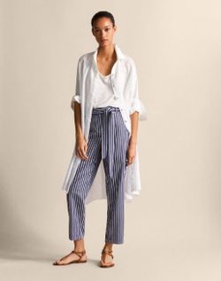 Брюки Massimo Dutti В полоску 5028/558/401