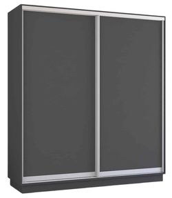 cumpără Dulap Mobildor-Lux Fox uși glisante din PAL (190x60x200H cm) Anthracite în Chișinău 