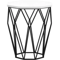 cumpără Măsuţă cafea Trendy Sofia, Alba 46x57x46cm în Chișinău 