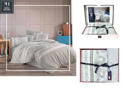 Lenjerie de pat 2pers Newhome Ranforce Luna, policoton