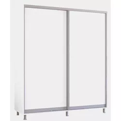 cumpără Dulap Mobildor-Lux Aron-P uși glisante din PAL (200x60x220H cm) Alb Brilliant în Chișinău 