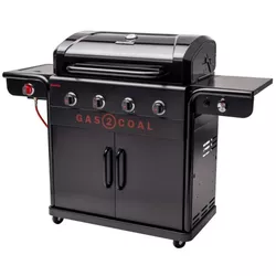 купить Мангал Char-Broil Gratar pe gaz&carbuni Gas2Coal 4 Burner Hybrid Special Edition 440 + Tava tigaie (140995) в Кишинёве 