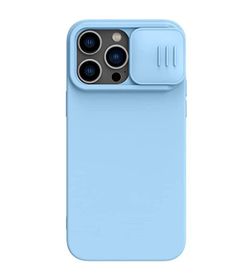 Nillkin Apple iPhone 14 Pro Max, CamShield Silky Silicone Case, Blue Haze