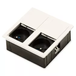 купить Розетка электрическая ASA Plastici 060.15F.00008 Versahit dual 2 sockets F Matt White в Кишинёве 