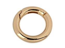 Inel carabină, Ø18 mm / auriu