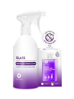 DutyBox Glass Комплект - Средство для мытья стекол и зеркал с ароматом яблока